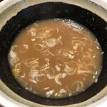 つけソバ いしい - スープ割り(スッキリスープ)