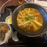 Mugino Sato - カレーうどんとミニ天丼