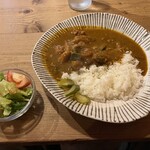 ジョーハウス - カボチャキーマカレーサラダ付き 1000円