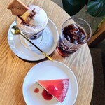 My Home Coffee, Bakes, Beer - ■レアチーズケーキ
      ■コーヒーゼリーサンデー
      ■シングルオリジンコーヒー[ice]