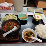 Chuukaryouri Shikikou - 麻婆豆腐定食税込み968円