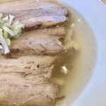 うえんで - 会津山塩ラーメン　チャーシューいいね!!