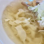 うえんで - 会津山塩ラーメン　極太縮れ麺