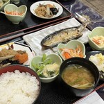 かちどき食堂 - 秋刀魚の開き定食