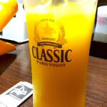 Ramen Sapporo Ichiryuuan - アンケートに答えてオレンジジュース又はグラスワインがサービスに！
