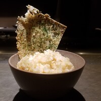 新宿 鉄板焼き YOKOTA - ガーリックライス❗　おこげ　インスタ映え