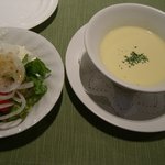 ラビスタ大雪山 - サラダ・とうきびスープ