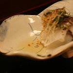 俵屋旅館 - 強肴：取貝　烏賊　ずいき　切り胡麻　針野菜