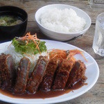 洋食の朝日 - ★ビフカツ1300円