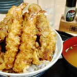 Tendon'Ya Fukusuke - 特上天丼＋まいたけ・かぼちゃ