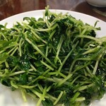 中国料理 海華 - 豆苗炒め