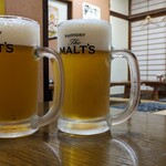 鳥源 - 大ビールはちゃんと大