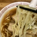 喜多方食堂 - 平たいちぢれ麺