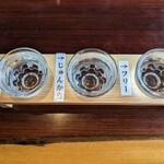 Uokinzu shisu zuki - 純米飲みくらべ3種セット