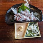 魚金寿司 すゞ木 - 鯵の刺身