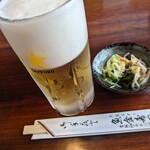 魚金寿司 すゞ木 - 生ビール