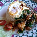 タイ料理 ガパオPN - シーフードガパオ