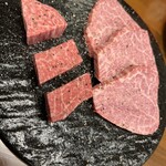焼肉かのん - ヒレ(切り方2種類)