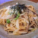 プランタンカフェレストラン - ３種のきのこの和風パスタ(1030円)