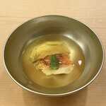 鮨 冨味 - キンキと丸茄子のお椀