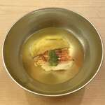 鮨 冨味 - キンキと丸茄子のお椀