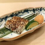 鮨 冨味 - 太刀魚の酒塩焼き