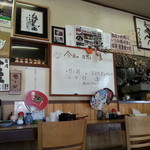 味処 つくし - 嵐のあとの静けさ・・・やっと店内落ち着きました。