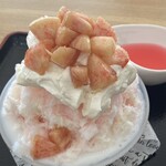 Renga Kafe - 桃練乳かき氷