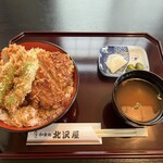 北沢屋 - うなぎのタレヒレカツ丼¥990  大盛り＋¥110