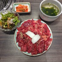 上野太昌園 上野本店 - ボリュームランチ260g （ハラミ＆カルビ）