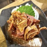 大衆ホルモン肉力屋 - ねぎもつ麻辣だれ