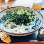 まはる - わかめうどん(大) 430円