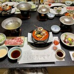 信州戸倉上山田温泉 玉の湯 - 料理写真:夕食