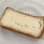 Tabisuru Bentou Takamura - フレンチトーストの断面。染み染みでチーズケーキみたい