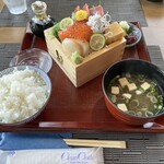 Yakitoriyaryuuhousouhonten - 桝盛刺身定食1,098円！これは当たりメニューでした！