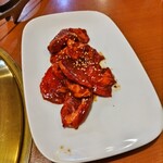 焼肉冷麺明月館 - タンのエンガワ