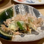 日本橋 蕎ノ字 - ピーマン・シシトウ