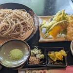 遊季亭まるふく - 天ざる蕎麦