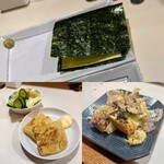 Shichibukai - 海苔チーズ、浅漬け､納豆油揚げ､厚揚げ？