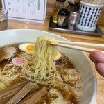 大勝軒 - 麺も最高の歯ごたえ