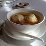 家全七福酒家 SEVENTH SON RESTAURANT - 2013年9月ニラ海老餃子入りスープ　具が大きかったでです♪♪