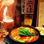 居酒屋 鐘ちゃん - おすすめのモツチゲ鍋です！他もお刺身から焼き物まで何を食べても美味しいです。