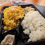 中華定食 笑飯店 - エビ玉子弁当　　700円