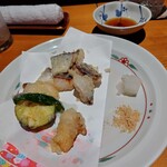 ぼんぼん亭 - アジの天ぷら