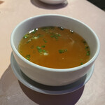 中国料理 旬輝 - 揚州炒飯についてる中華スープ