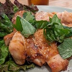 Yummy!mekong - ガイヤーン。鹿児島産のハーブ鶏のグリル。よく味がしみてて‥柔らかくて美味しい