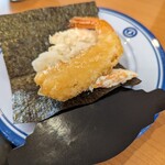 Muten Kurazushi - 海老の手巻き