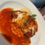 KUBOTA食堂 - トマトチーズハンバーグ
