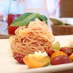 パッパパスタ - カラフルトマトの冷製カッペリーニ