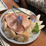 六文銭 - ホタテとペッパーチキン